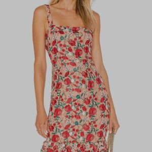 Under the stars midi in dark nude